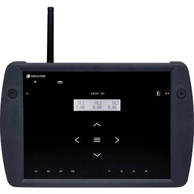 Crni elektronički mjerni uređaj s zaslonom i tipkama prikazuje tri naponske vrijednosti: 'UL1 0.0', 'UL2 0.0', 'UL3 0.0'.