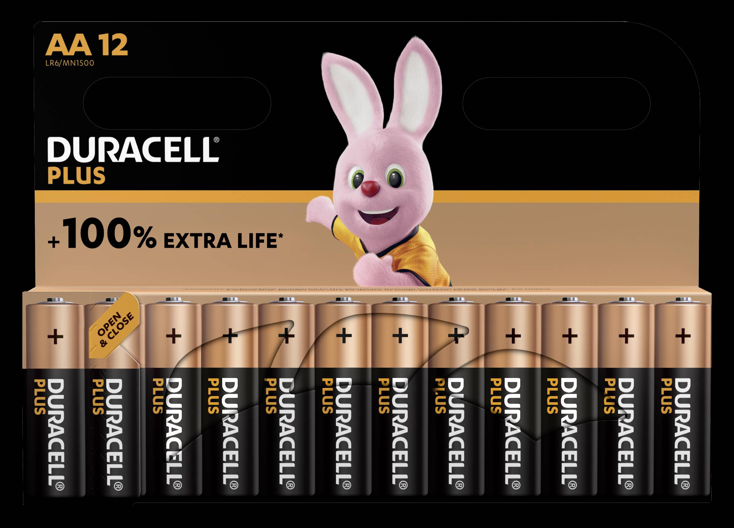 Duracell Plus-AA CP12 mignon (AA) baterija alkalno-manganov 1.5 V 12 St.