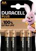 Duracell Plus-AA K4 mignon (AA) baterija alkalno-manganov 1.5 Ah 1.5 V 4 St.