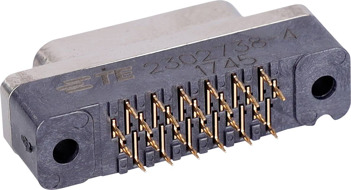 Približni prikaz višepinskog električnog konektora s označenim brojem dijela '2302738-4'.