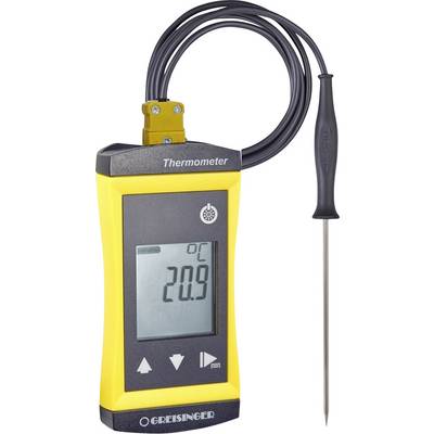 Greisinger G1200-E3-SET mjerač temperature -65 - 1200 °C Tip tipala termoelement sa sondom za uranjanje/prodiranje-0