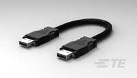 TE Connectivity 2083112-3 USB-kabel USB-A bus, USB-A bus 2.00 m