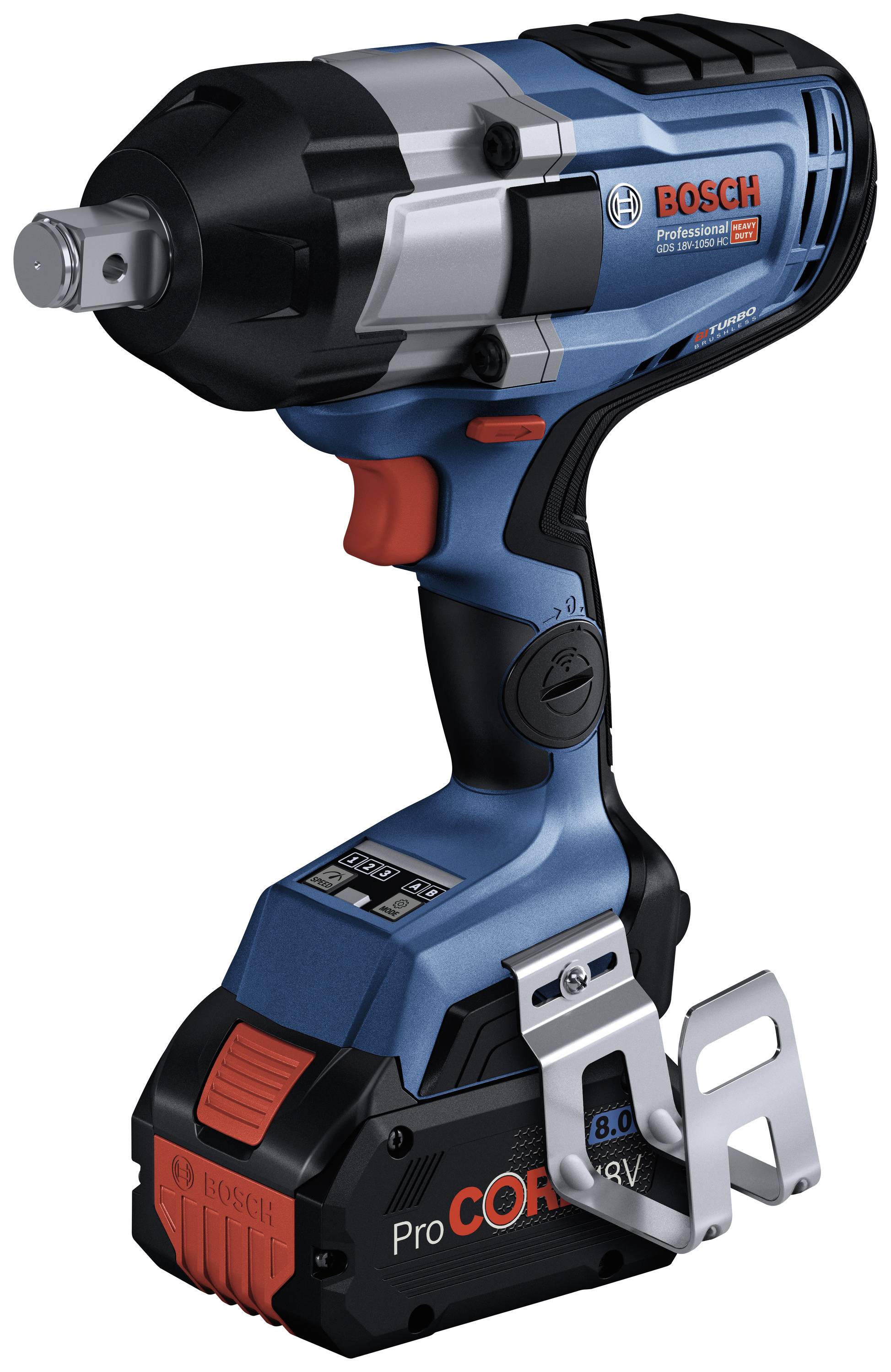 Bosch Professional GDS 18V-1050 HC 06019J8200 Mutterdragare batteri 1050 Nm 18 V Antal batterier som ing&aring;r 0 Li-Ion exkl. batteri/laddare