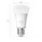 Žarulja s natpisom 'Philips hue white 1100'. Visina 110 mm, promjer 60 mm, E27 podnožje. Energetski učinkovita LED tehnologija.
