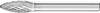 PFERD TOOLS 21000023 glodalo za metal plamen dužina 60 mm Dimenzija proizvoda, Ø 8 mm Radna duljina 20 mm Promjer osovine 6 mm