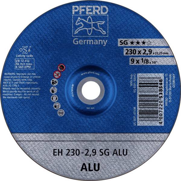 PFERD TOOLS EH 230-2,9 SG ALU 61324323 rezna ploča s glavom 230 mm 25 St. aluminij, obojeni metali