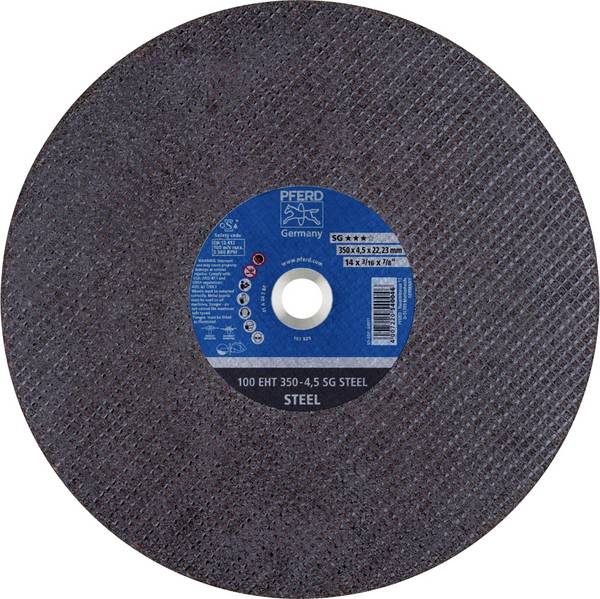 PFERD TOOLS 100 EHT 350-4,5 SG STEEL/22,23 61329522 rezna ploča ravna 350 mm 10 St. lijevano željezo, čelik