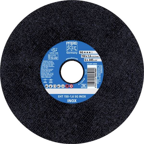 PFERD TOOLS EHT 150-1,6 SG INOX 61342124 rezna ploča ravna 150 mm 25 St. nehrđajući čelik