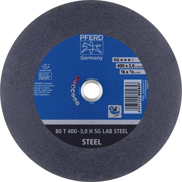 PFERD TOOLS 80 T 400-3,0 H SG LAB STEEL/32,0 66300150 rezna ploča ravna 400 mm 10 St. toplinski obrađeni čelik, lijevano željezo, čelik, čelik, lijevani čelik, lijevani čelik