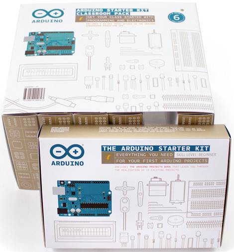 Arduino Starter komplet za početnike. Sadržava mikrokontrolor, kabele i senzore za projektne zadatke u elektronici i programiranju.