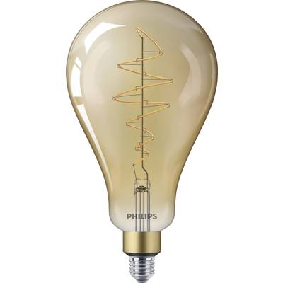 Žarulja s vidljivom, spiralnom užarenom niti. Žarulja je marke Philips i ima klasičan dizajn.