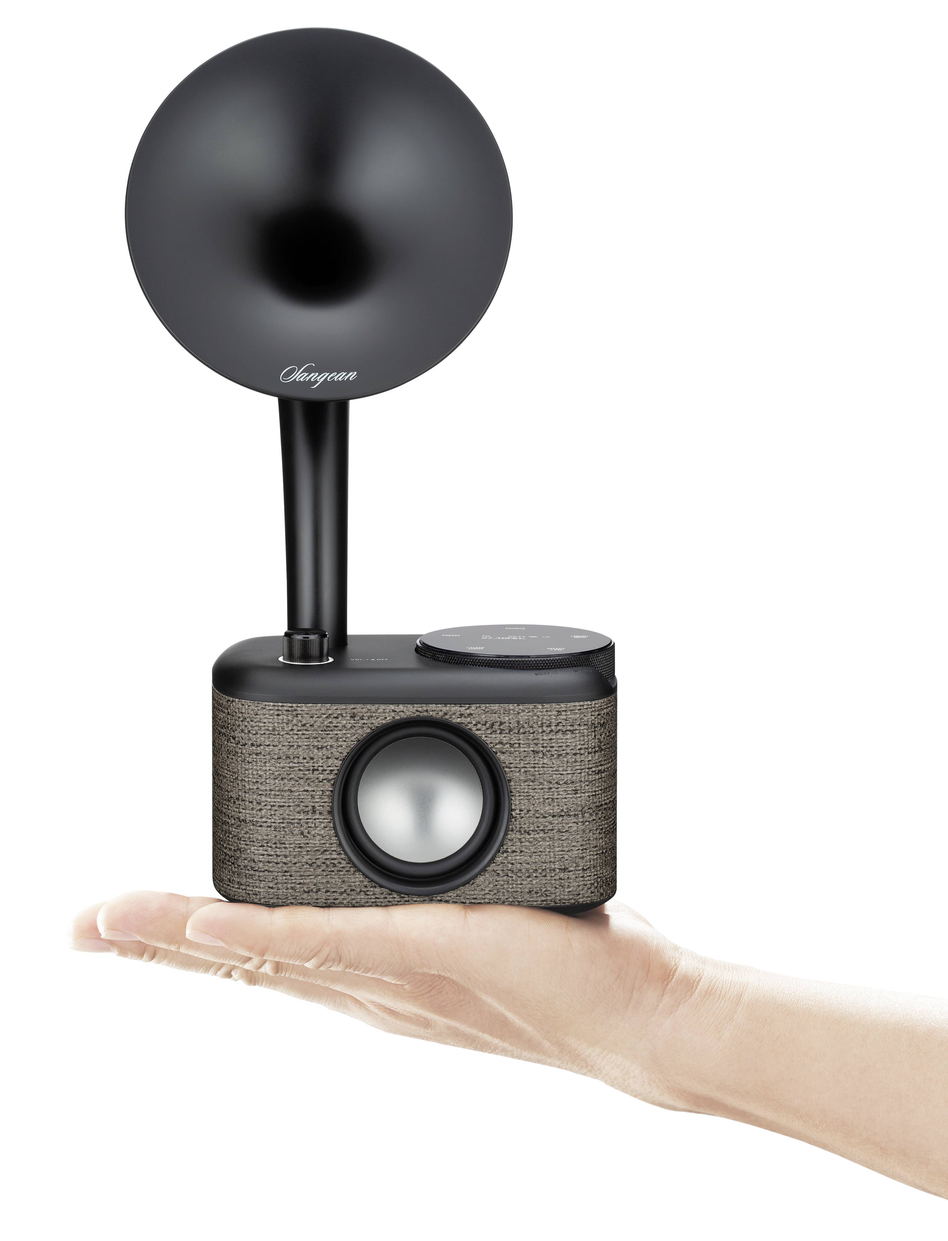 Sangean CP-100D Gramophone desktop radio DAB+ (1012), UKW (1014) AUX, Bluetooth®, USB zaslon osjetljiv na dodir, mogućno-4