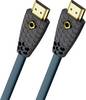 Oehlbach HDMI priključni kabel HDMI A utikač, HDMI A utikač 3.00 m petrol-plava, antracitna boja D1C92603 8K UHD HDMI kabel