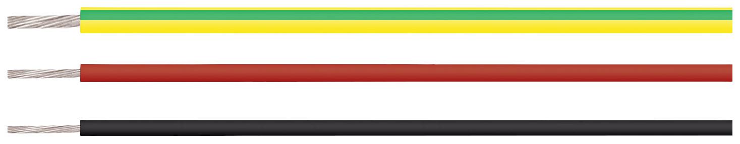 HELU 23705-100 Hogetemperatuurdraad SiF 1 x 2.50 mm² Wit 100 m