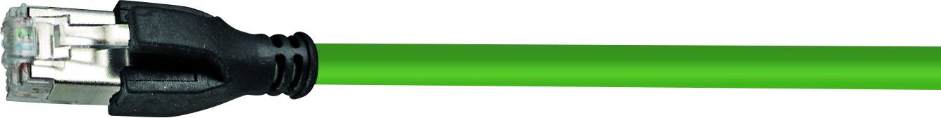 HELU 806415 RJ45 Netwerkkabel, patchkabel 15.00 m Groen PVC-mantel 1 stuk(s)