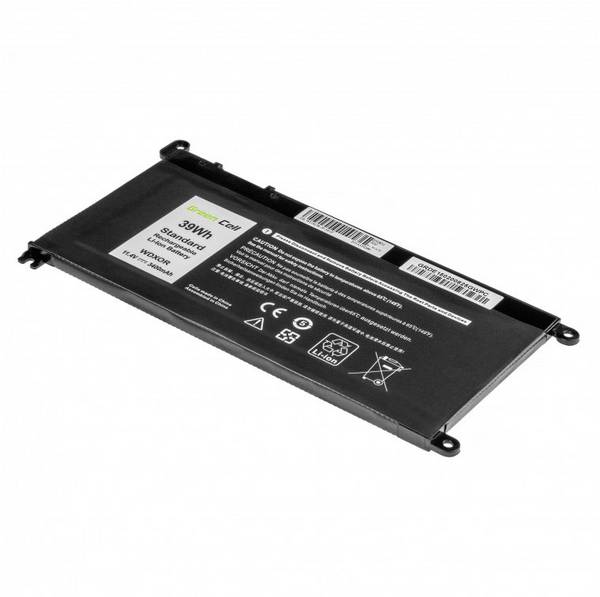 Green Cell baterija prijenosnog računala WDX0R 11.4 V 3400 mAh Dell
