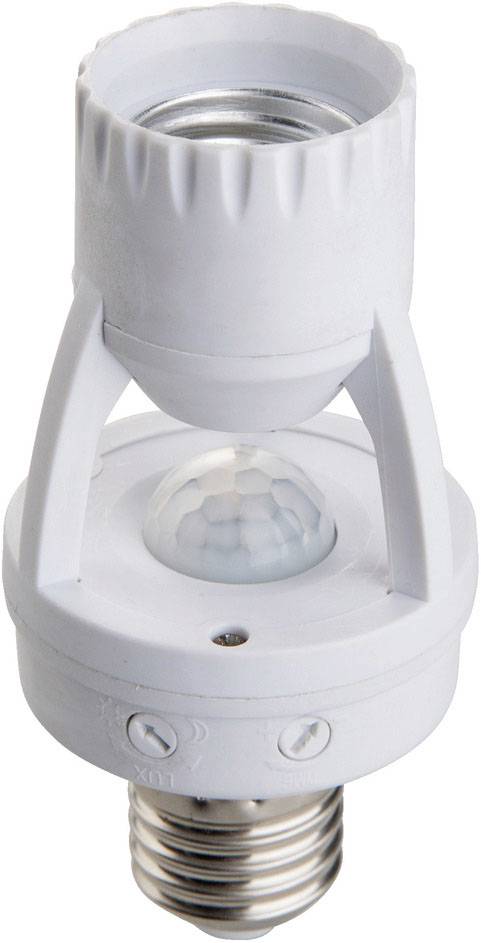 Bijela E27 lampa s senzorom pokreta, pogodna za otkrivanje kretanja i automatsku kontrolu osvjetljenja.