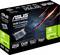ASUS GeForce GT 730 grafička kartica pakiranje, prikazuje 2GB GDDR5 memorije, 0dB hlađenje i kompatibilnost s Windows 10 operativnim sustavom.