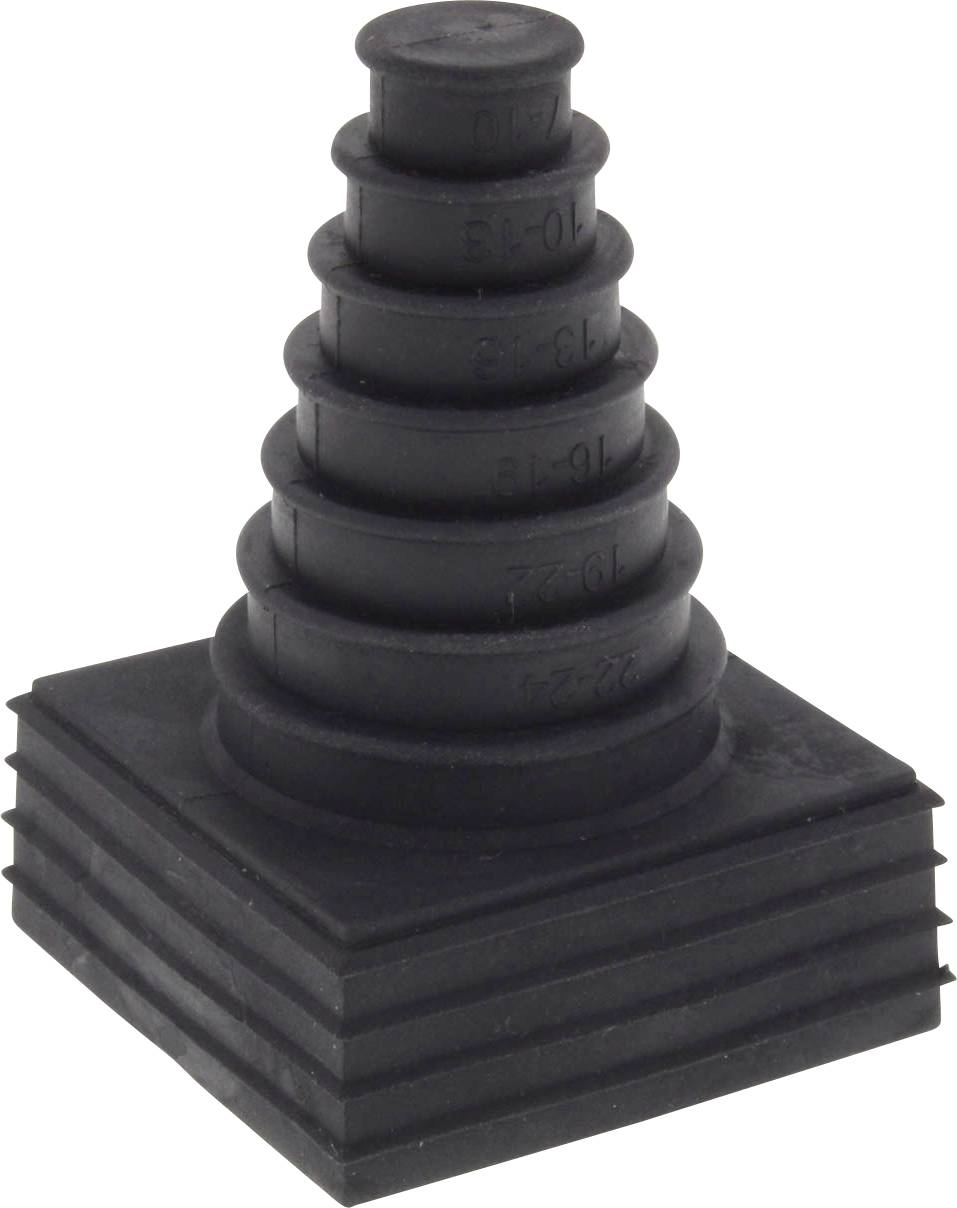 Wiska CDGS 7-24 HB BK Dicht-inzetstuk Kunststof 10 stuk(s)