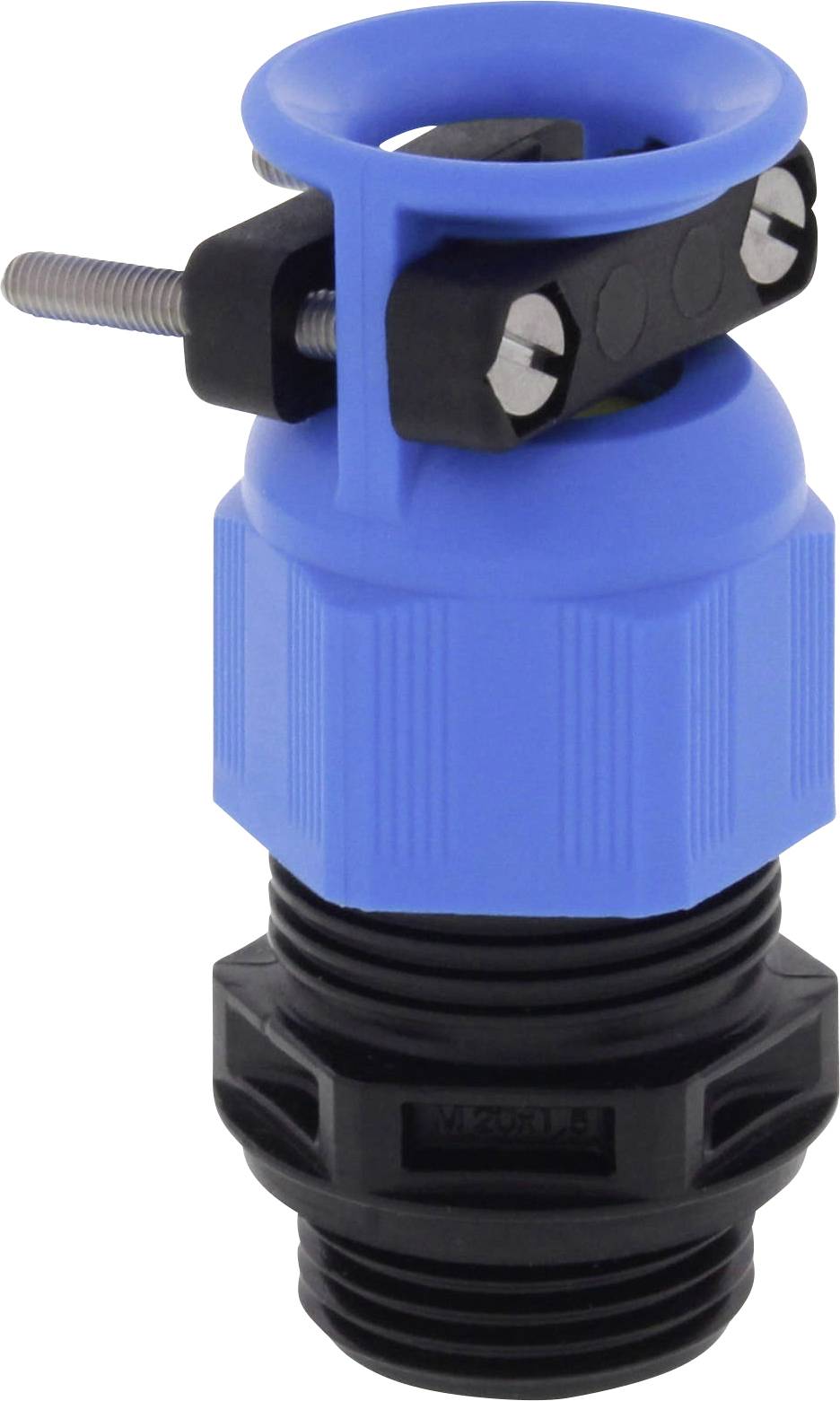 Wiska 10100846 Wartel Slagvast, Met trekontlasting, Met dichting M25 Polyamide Zwart (RAL 9005) 50 stuk(s)