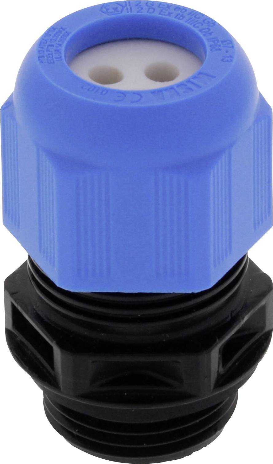 Wiska 10110772 Wartel Slagvast, Met trekontlasting, Met dichting M20 Polyamide Zwart (RAL 9005) 50 stuk(s)