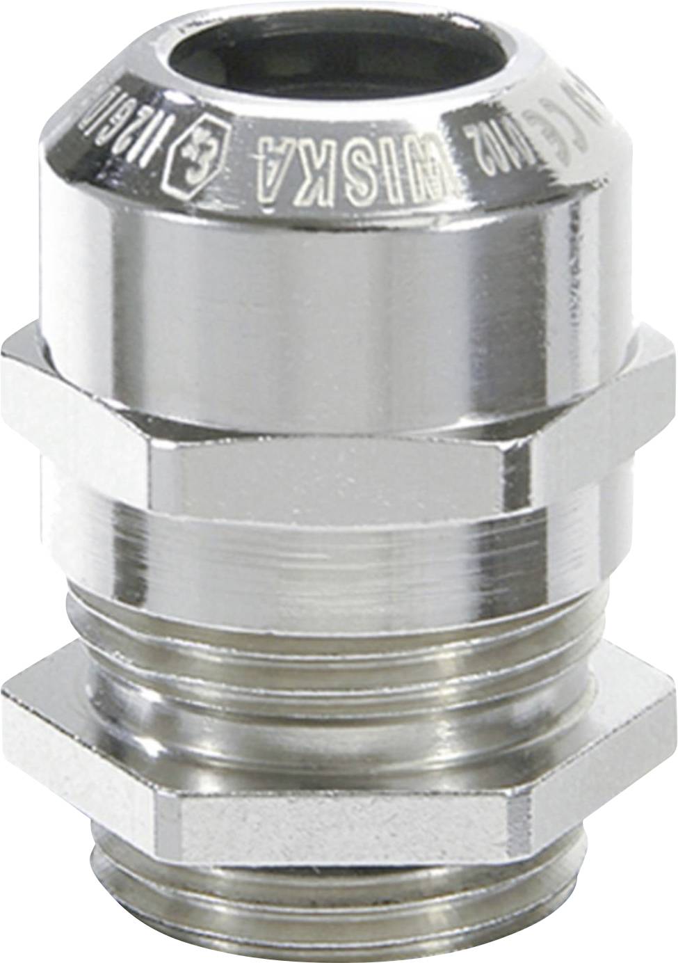 Wiska 10110812 Wartel Slagvast, Met trekontlasting, Met dichting M50 Messing (vernikkeld) Natuur 10 stuk(s)