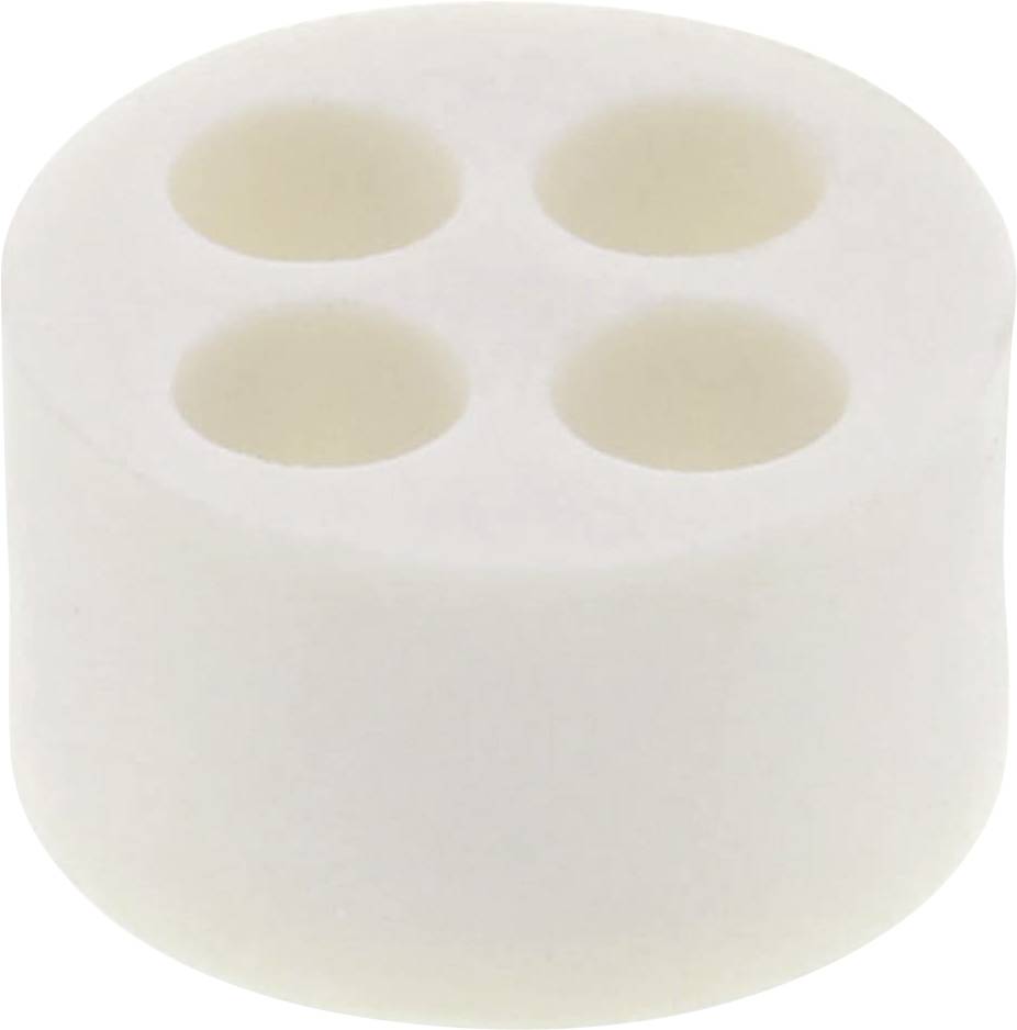 Wiska 10105933 MFD 40/04/100 RW Meervoudig dicht-inzetstuk Slagvast, Explosiebestendig, Met trekontlasting M40 M40 Kunststof Wit 25 stuk(s)