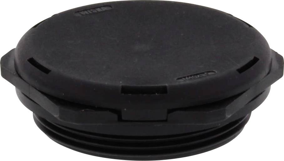 Wiska 10106597 EVPS 40 Blindstop Slagvast M40 Kunststof Zwart (RAL 9005) 10 stuk(s)