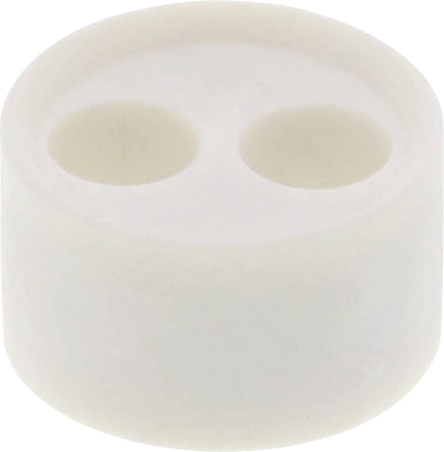 Wiska 10110015 MFD 25/02/060 RW Meervoudig dicht-inzetstuk Slagvast, Met trekontlasting M25 Kunststof Wit 25 stuk(s)
