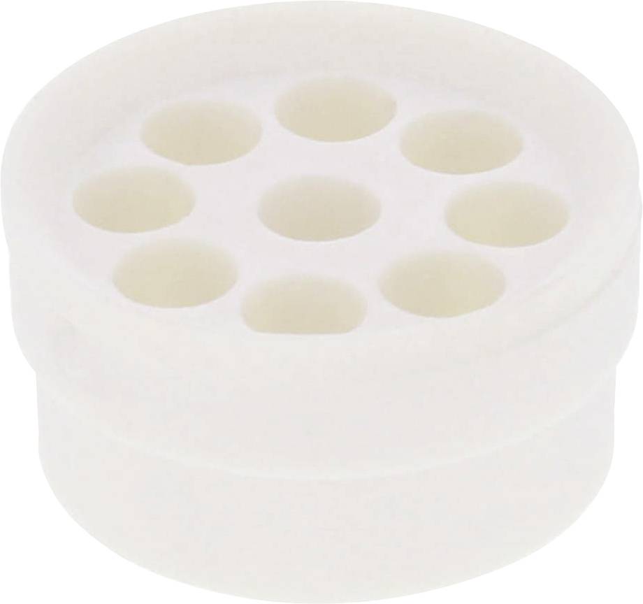 Wiska 10110523 MFD 40/09/069 RW Meervoudig dicht-inzetstuk Slagvast, Met trekontlasting M40 M40 Kunststof Wit 25 stuk(s)