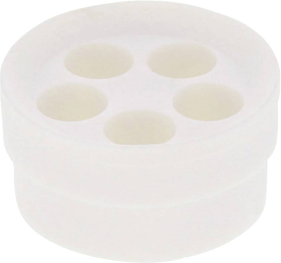 Wiska 10110527 MFD 40/05/090 RW Meervoudig dicht-inzetstuk Slagvast, Met trekontlasting M40 M40 Kunststof Wit 25 stuk(s)
