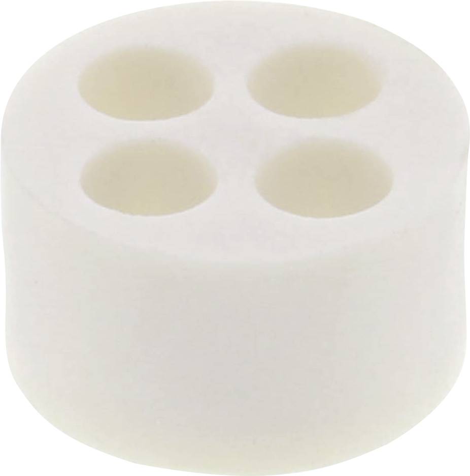 Wiska 10110537 MFD 40/04/110 RW Meervoudig dicht-inzetstuk Slagvast, Met trekontlasting M40 M40 Kunststof Wit 25 stuk(s)