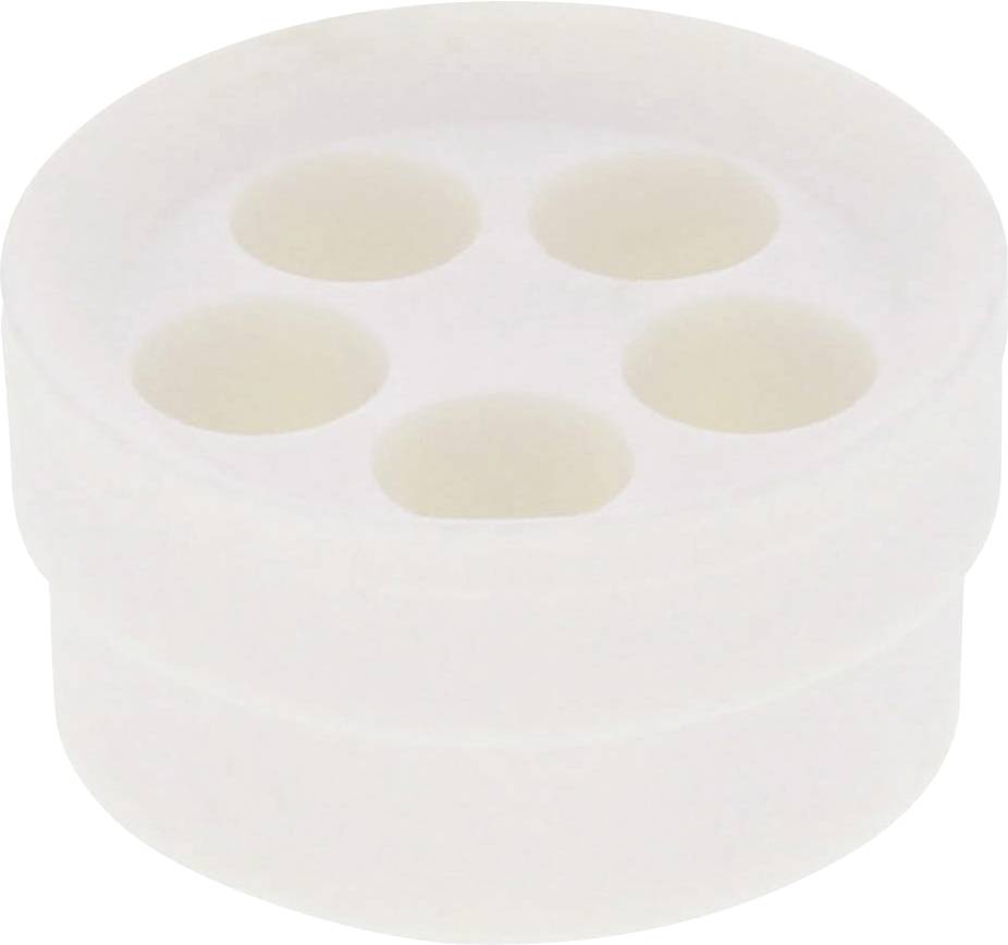 Wiska 10110543 MFD 50/03/116-02/122 RW Meervoudig dicht-inzetstuk Met trekontlasting M50 Kunststof Wit 25 stuk(s)