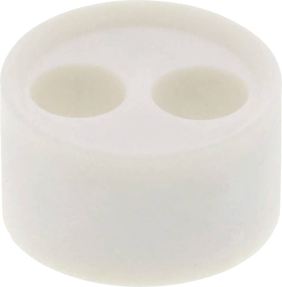 Wiska 10110974 MFD 20/02/040 RW Meervoudig dicht-inzetstuk Slagvast, Met trekontlasting M20 Kunststof Wit 25 stuk(s)