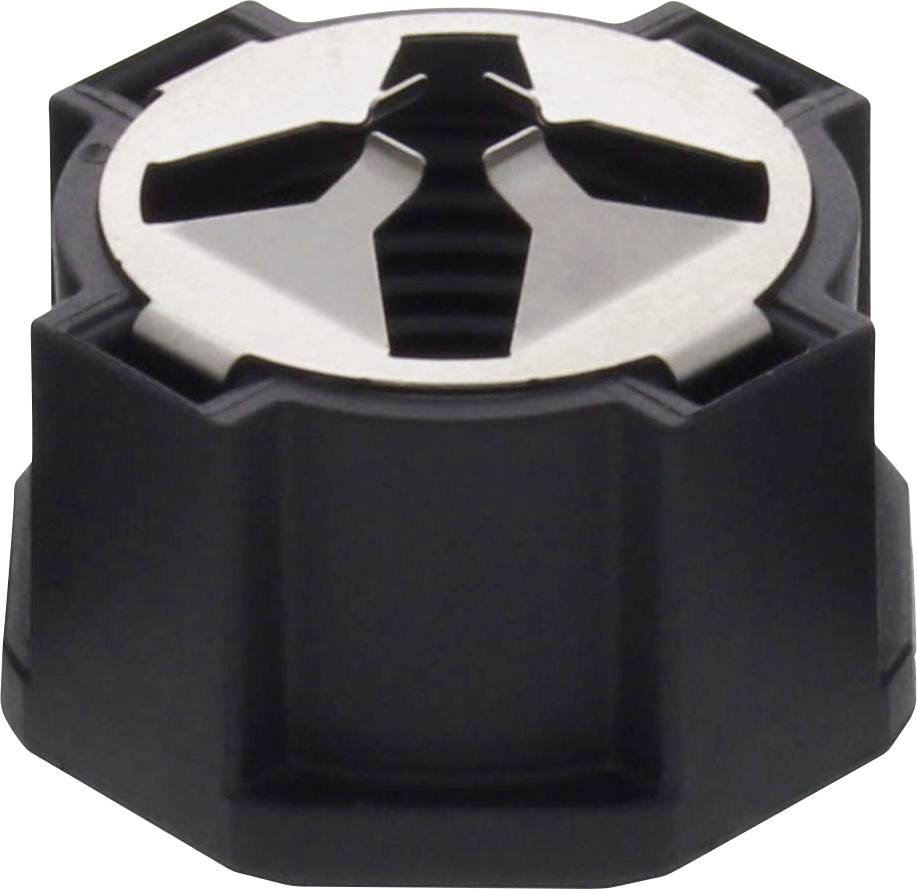 Wiska 10111062 MagikNUT 25 BK Contramoer Slagvast M25 M25 Kunststof Zwart 25 stuk(s)