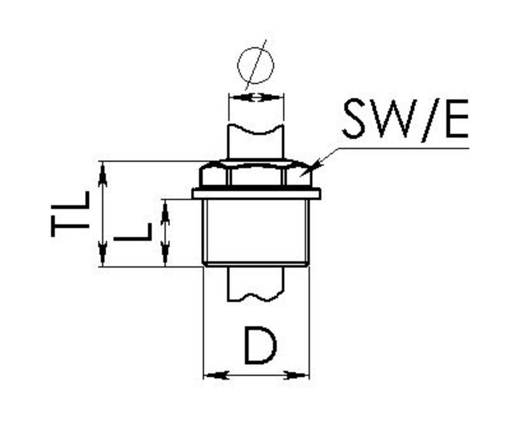 Wiska 50061007 EMN 63 M63 Lichtgrijs 5 stuk(s)