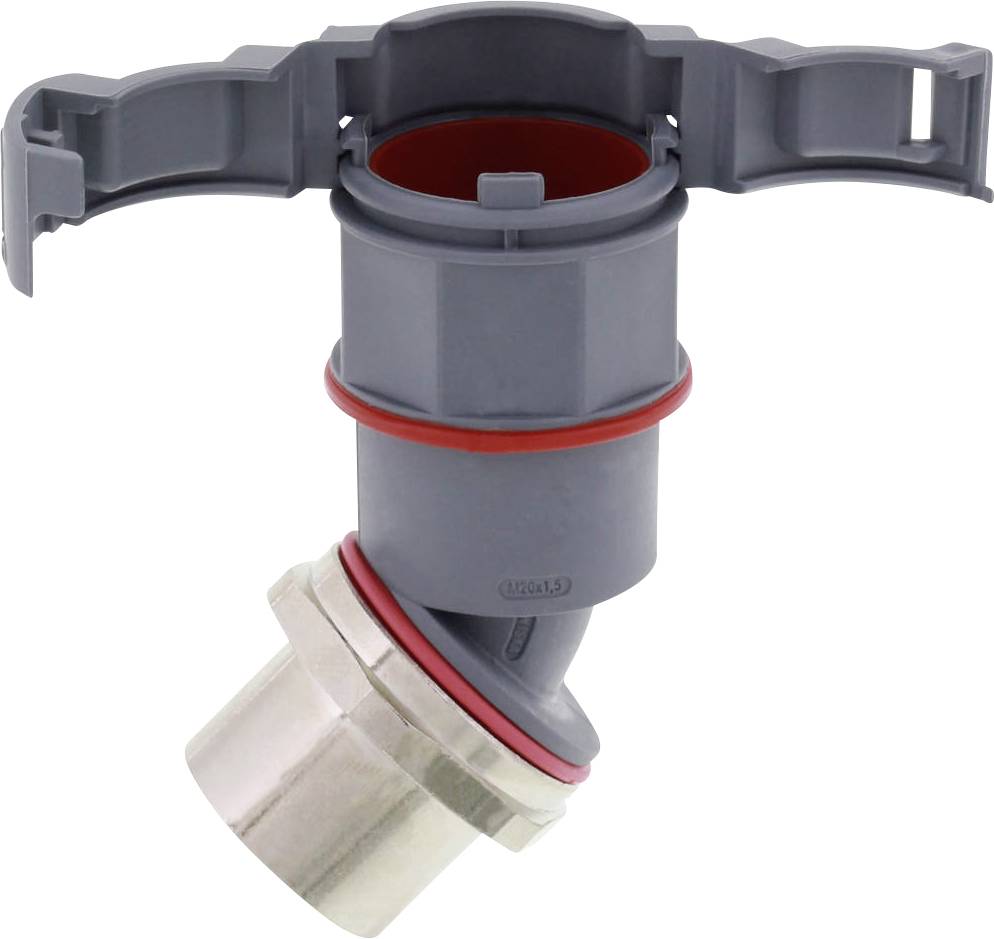 Wiska 10107335 EMBF45I-17-20-BG Schroefbevestiging Grijs 45° 50 stuk(s)