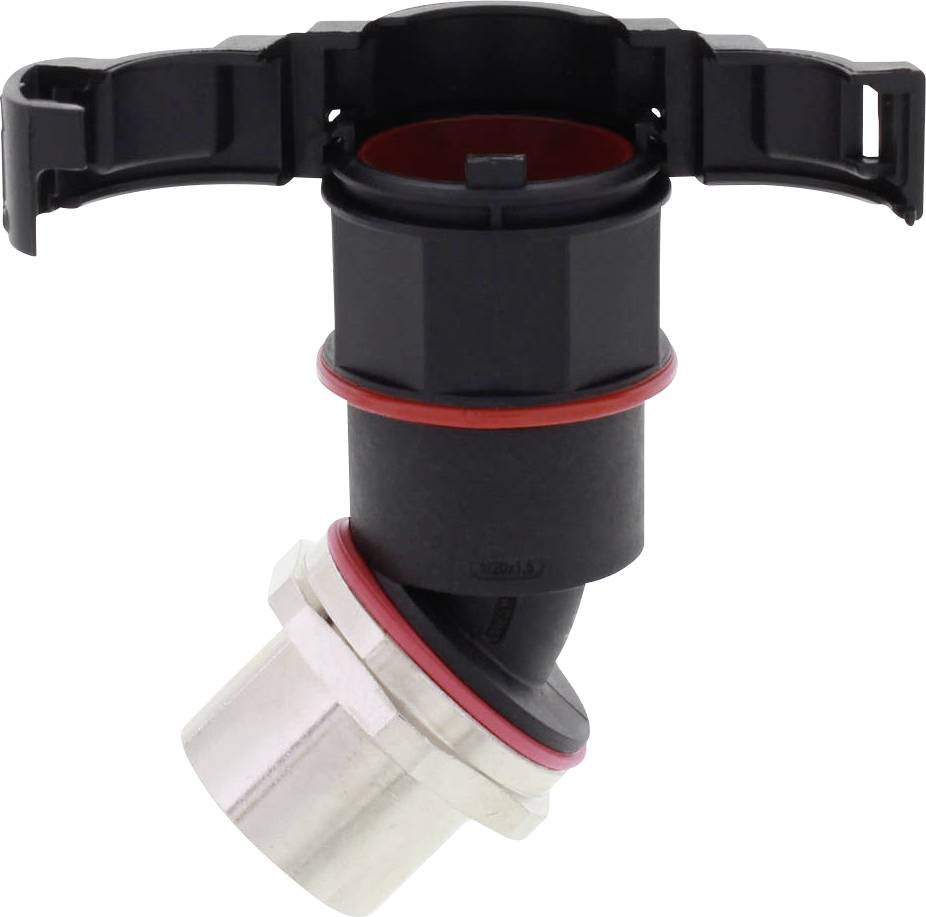 Wiska 10107341 EMBF45I-12-20-BK Schroefbevestiging Zwart 45° 50 stuk(s)