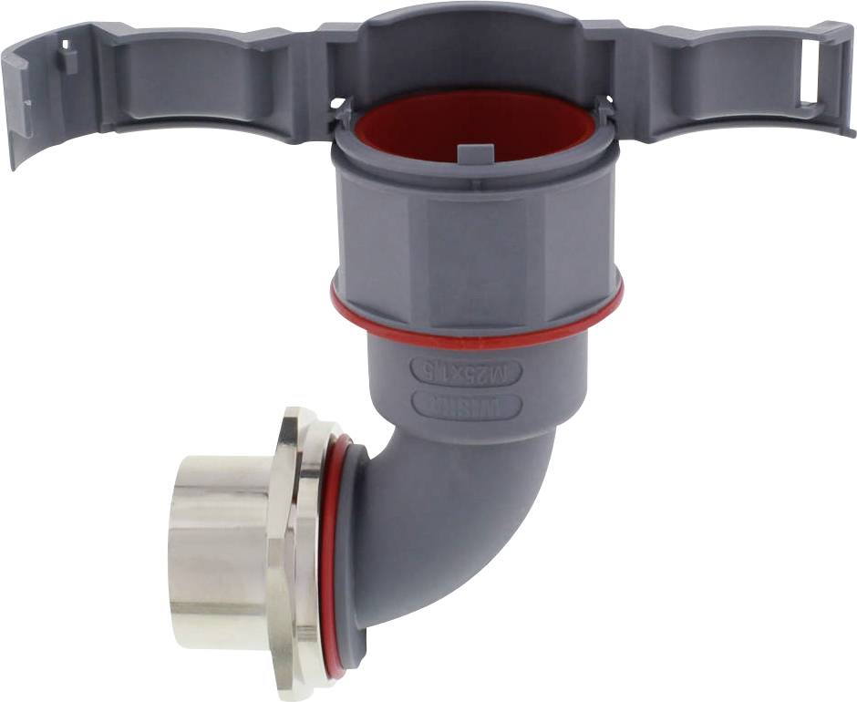 Wiska 10107361 EMBF90I-36-40-BG Schroefbevestiging Grijs 90° 10 stuk(s)