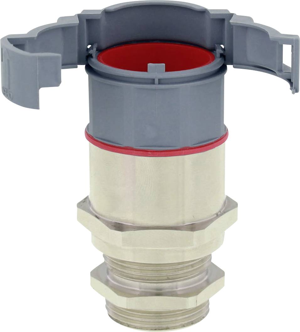 Wiska 10107375 EMBFSCG-23-25-BG Schroefbevestiging Grijs M25 x 1.5 Recht 25 stuk(s)