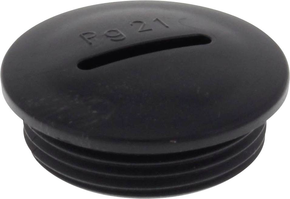 Wiska 50061765 VS 21 Blindstop Slagvast PG21 PG21 Kunststof Zwart (RAL 9005) 100 stuk(s)
