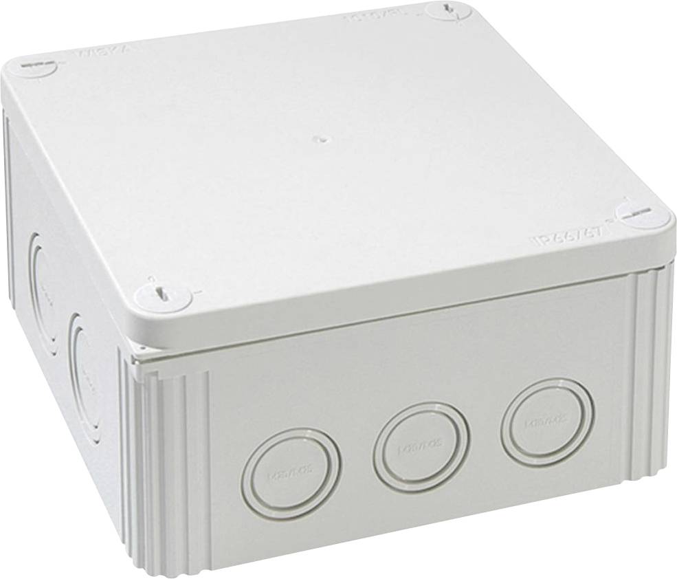 Wiska COMBI MAR 1010/5 LG Aftakkast (l x b x h) 140 x 140 x 72 mm Grijs IP67 2 stuk(s)