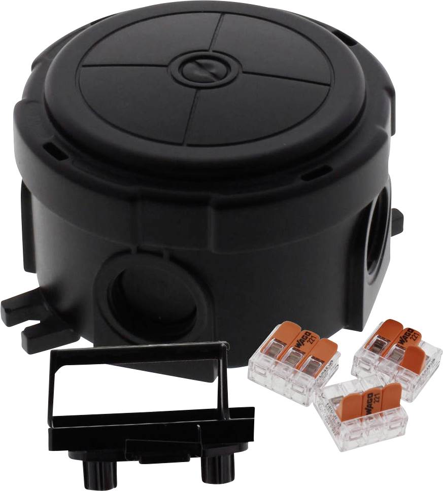 Wiska COMBI 304 / 3-221-413 BK Aftakkast (l x b x h) 100 x 89 x 57 mm Zwart IP66/IP67 5 stuk(s)