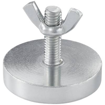 Metalna krila matice na okrugloj metalnoj ploči.