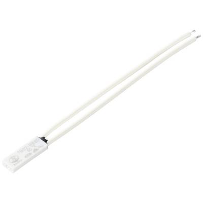 Tanak, bijeli temperaturni senzor s dva kabela na plastičnoj kapsuli. Pogodan za nadzor temperature u elektroničkim uređajima.