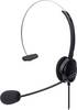 Manhattan Mono USB-Headset On-Ear kabelgebunden USB-A-Stecker Lautstärkeregelung schwarz On Ear Headset žičani mono crna kontrola glasnoće, utišavanje mikrofona računalo
