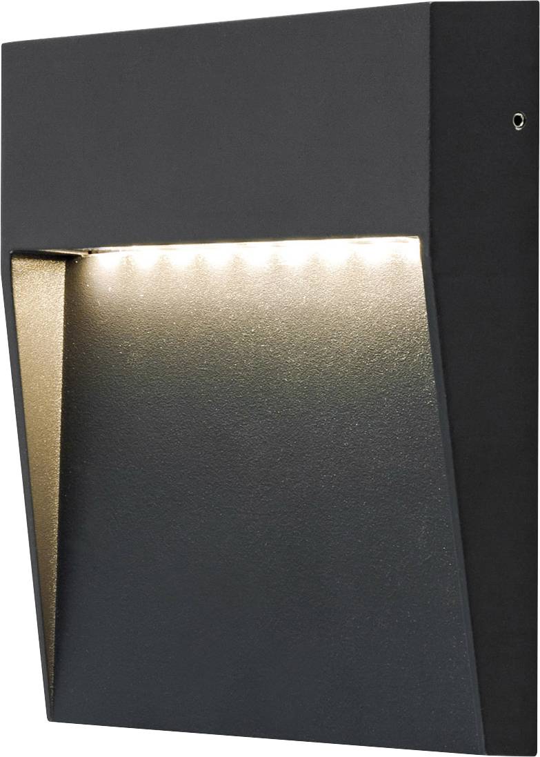 EVN L54431502 L54431502 LED-wandlamp 3 W LED Antraciet