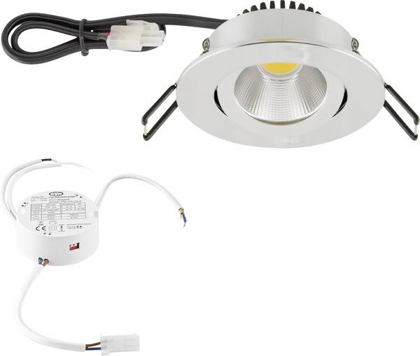 EVN PC20D61102 PC20D61102 LED ugradna svjetiljka   LED LED fiksno ugrađena 6 W krom boja