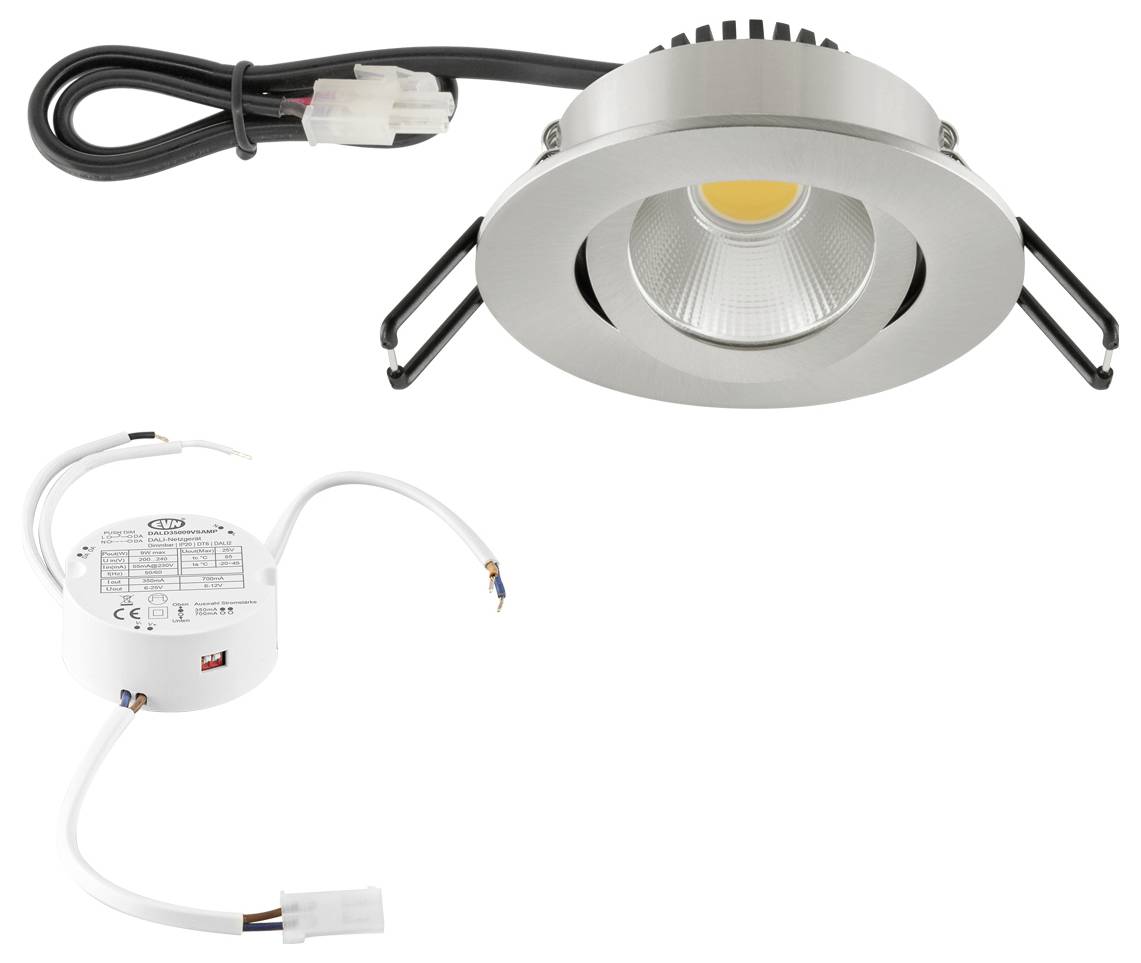 EVN PC20D91302 PC20D91302 LED ugradna svjetiljka LED LED fiksno ugrađena 8.4 W plemeniti čelik-1