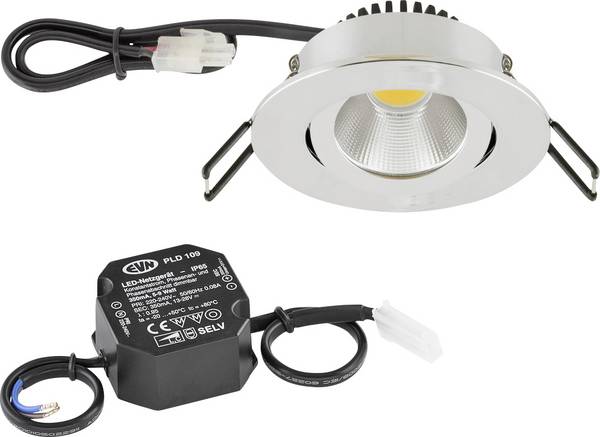 EVN PC20N91140 PC20N91140 LED ugradna svjetiljka   LED LED fiksno ugrađena 8.4 W krom boja